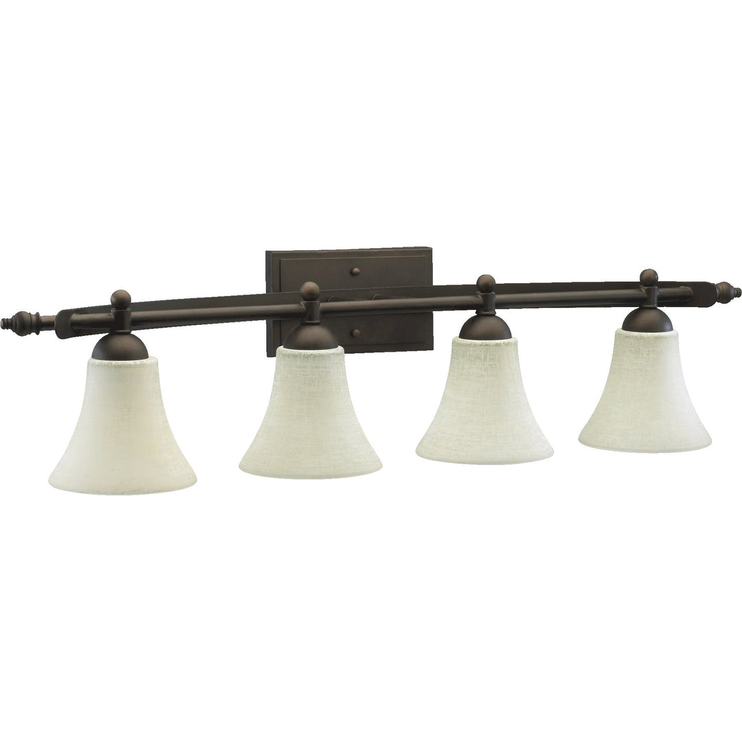 Quorum Aspen 5077-4-86 Bath Vanity Light 36 in. wide - Oiled Bronze