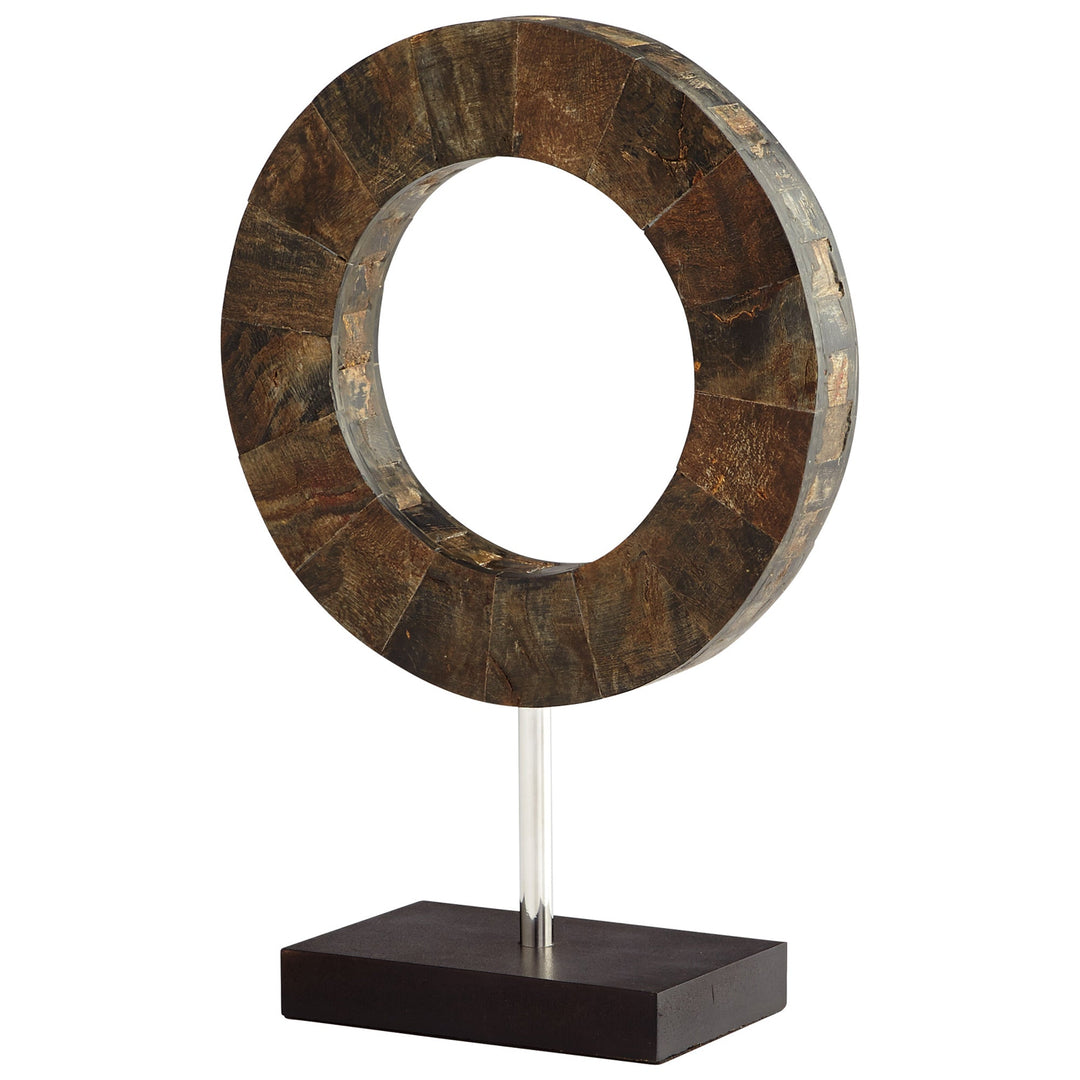 Cyan 07216 Sculptures (Various) - Brown And Stainless Steel