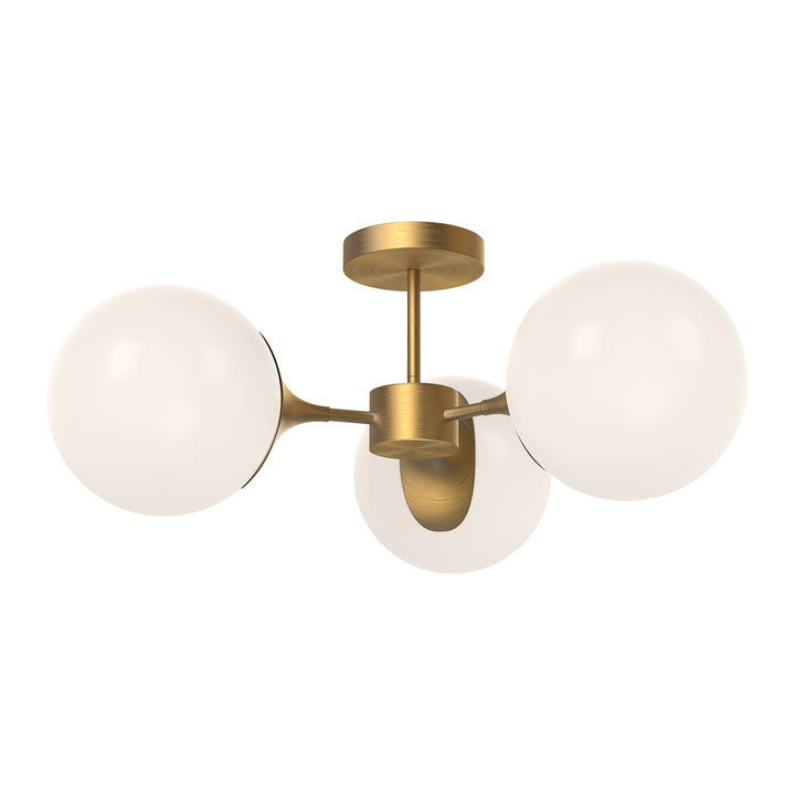 Alora Mood nouveau SF505326AGOP Ceiling Light - Aged Gold/Opal Matte Glass