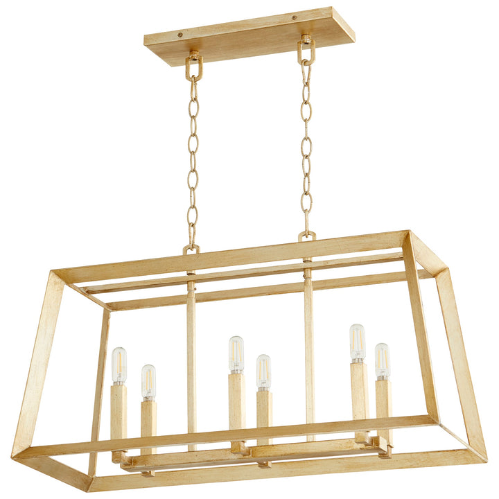 Cyan Design Gothic 10381 Pendant Light - Aged Silver Leaf