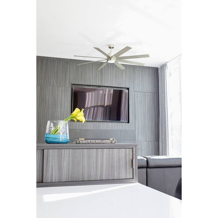 Oxygen 3-100-24 Cosmo 70 in. Ceiling Fan Satin Nickel