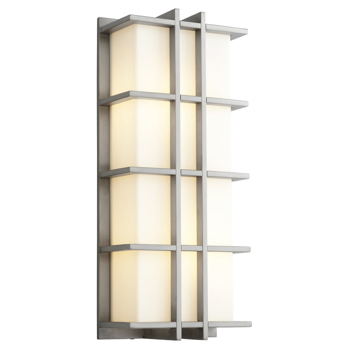 Oxygen 3-711-224-EM Telshor LED Outdoor Wall Sconce Light Satin Nickel