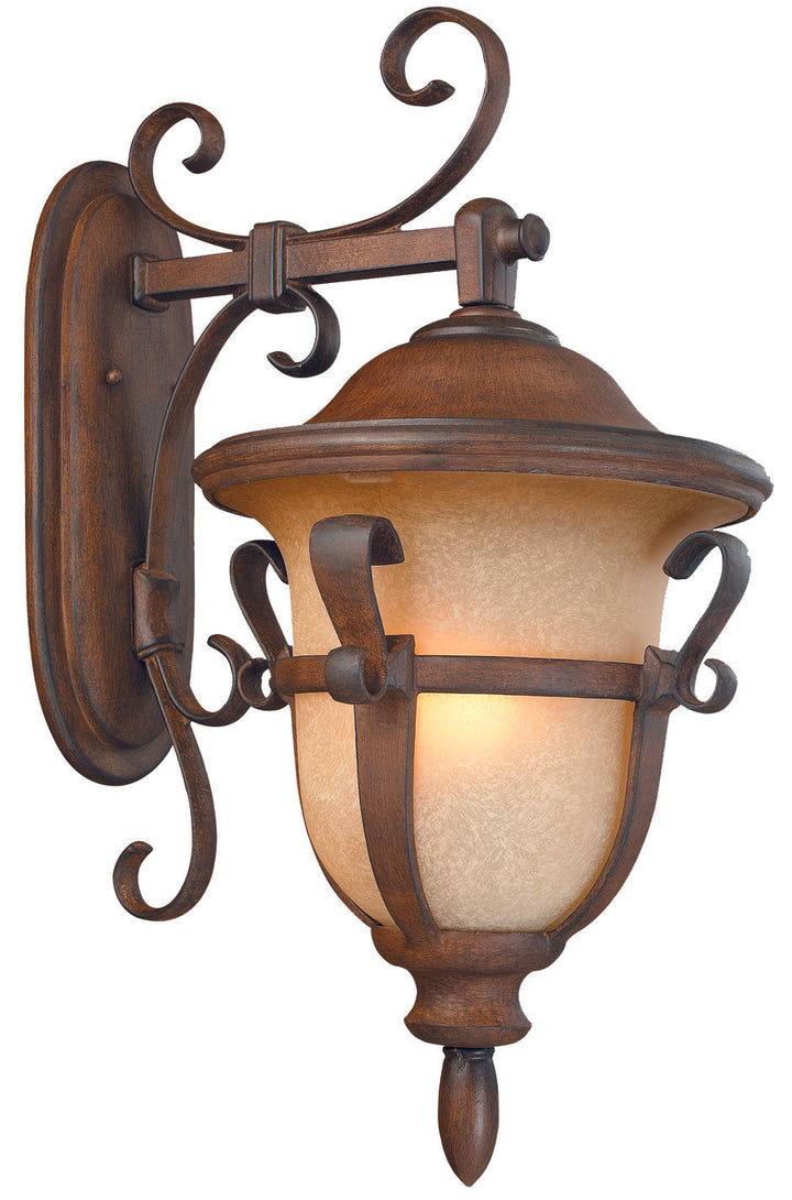 Kalco Lighting 9393WT Tudor Outdoor Four Light Outdoor Wall Bracket Outdoor Bronze / Dark
