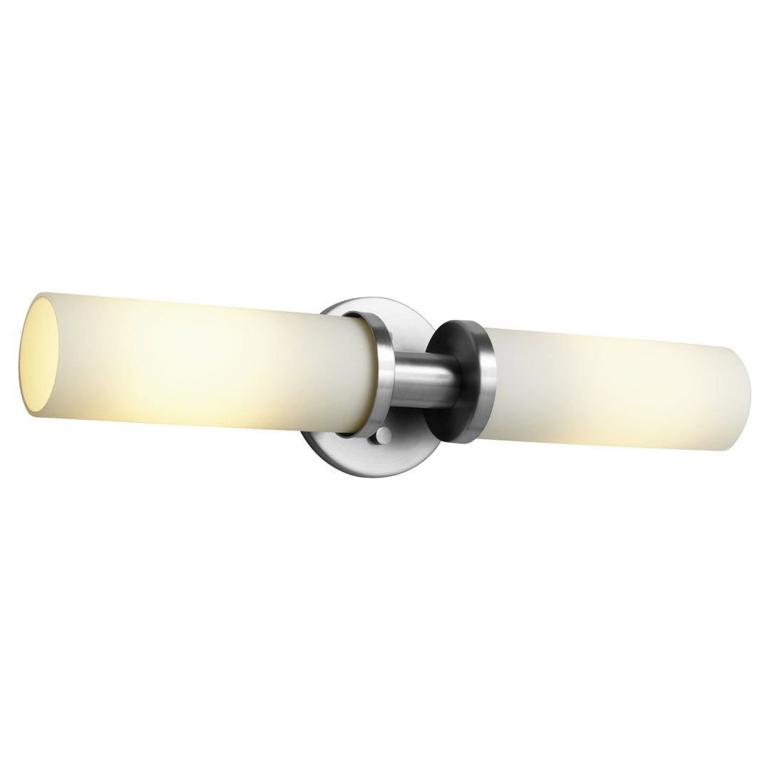 Oxygen Pebble 2-5121-124 Bath Vanity Light 21 in. wide - Satin Nickel
