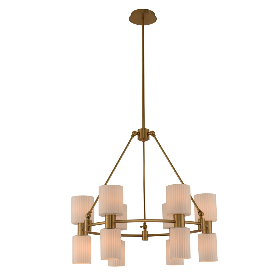 Kalco Harlowe 308470WB Chandelier Light - Winter Brass