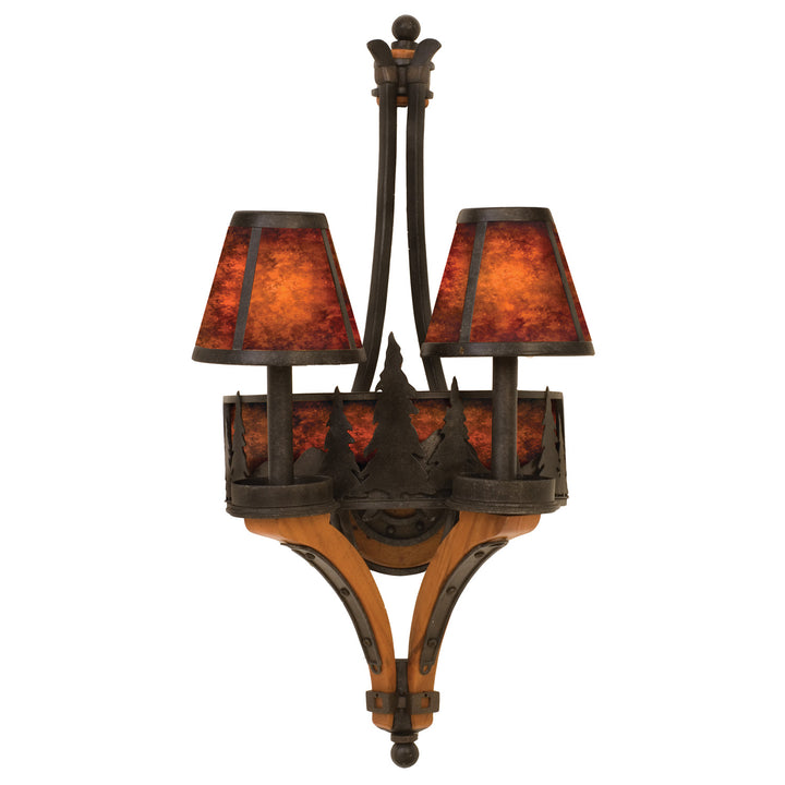 Kalco Aspen 5822NI Wall Sconce Light - Natural Iron