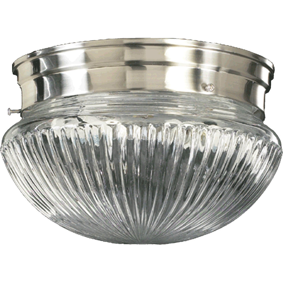 Quorum 3012 Ribbed Mushrooms 3012-8-65 Ceiling Light - Satin Nickel