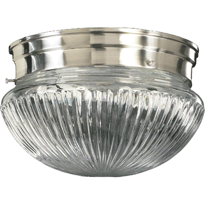 Quorum 3012 Ribbed Mushrooms 3012-8-65 Ceiling Light - Satin Nickel
