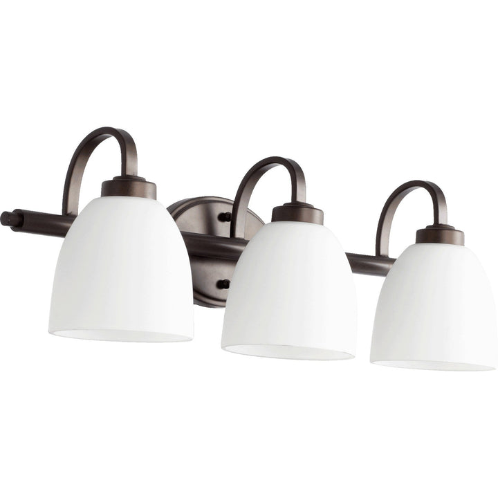 Quorum Reyes 5060-3-86 Bath Vanity Light 25 in. wide - Oiled Bronze