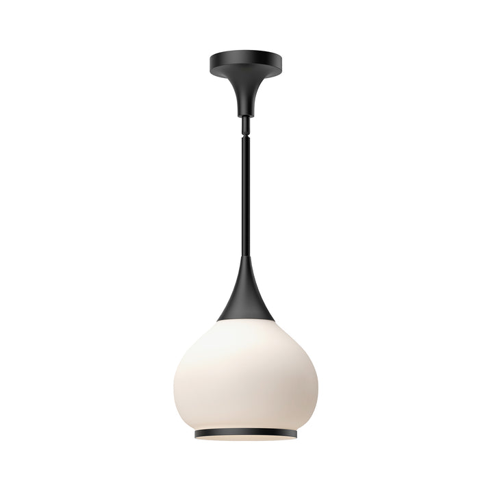 Alora Mood hazel PD524110MBOP Pendant Light - Matte Black/Opal Matte Glass