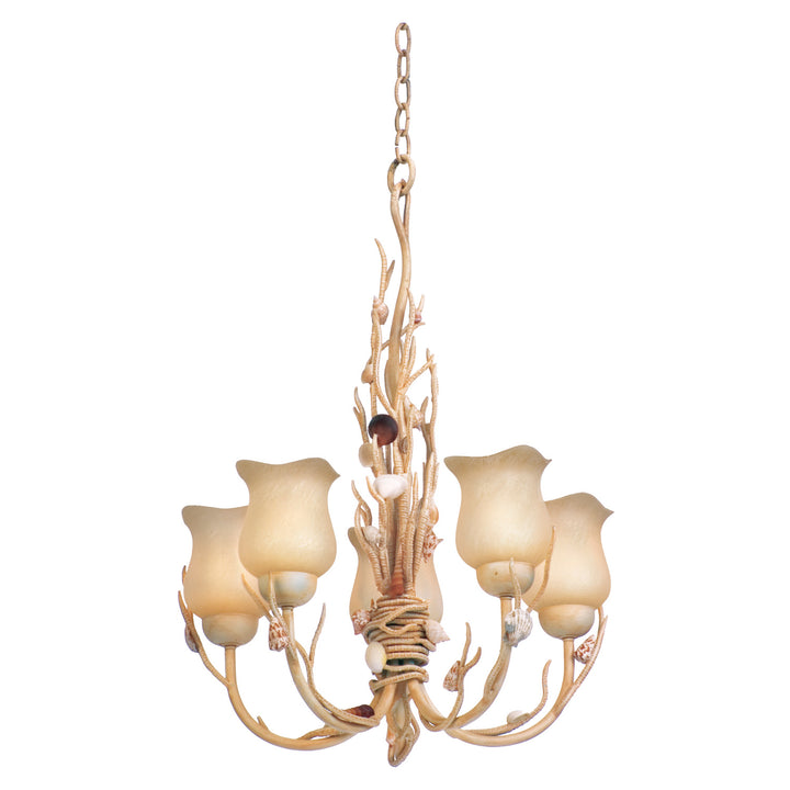 Kalco Atlantis 6077CR Chandelier Light - Coral