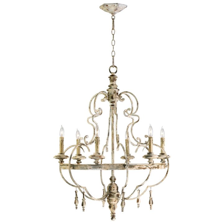 Cyan Design Davinci 04160 Chandelier Light - Persian White
