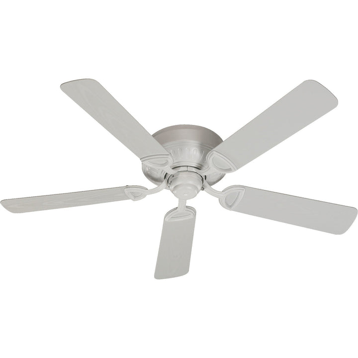 Quorum Medallion Patio 151525-8 Ceiling Fan - Studio White, White