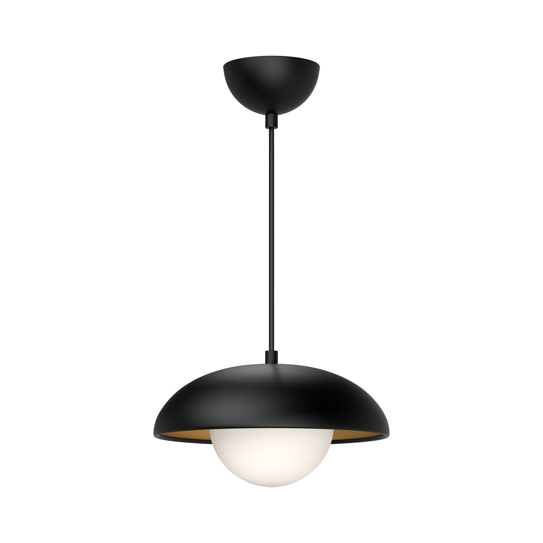 Alora Mood rubio PD522011MBOP Pendant Light - Matte Black/Opal Matte Glass