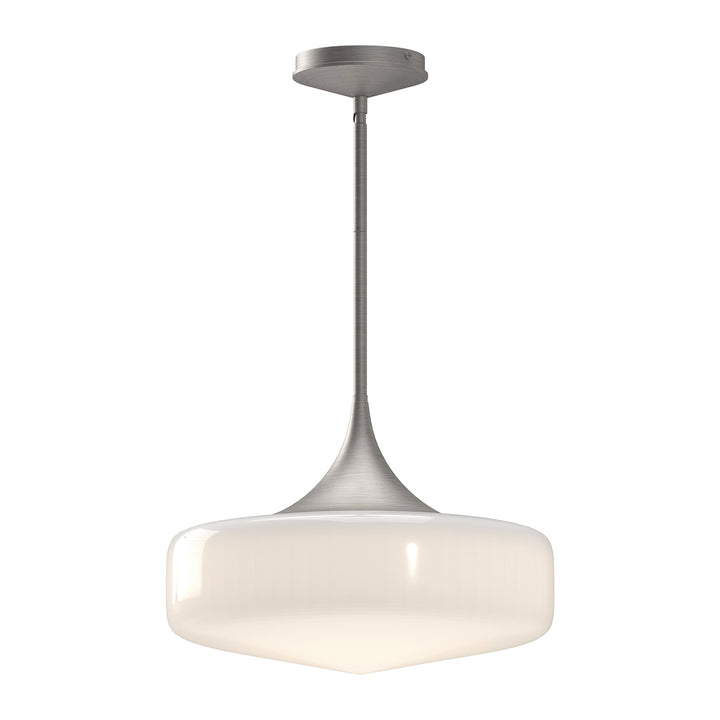 Alora Mood lincoln PD440814BNGO Pendant Light - Brushed Nickel/Glossy Opal Glass