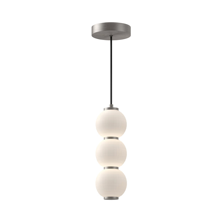 Alora Mood bijou PD530313BNOP Pendant Light - Brushed Nickel/Opal Matte Glass