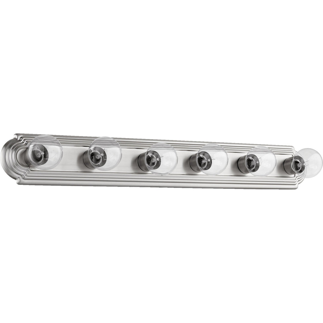 Quorum 5049-6-65 Utility Light - Satin Nickel