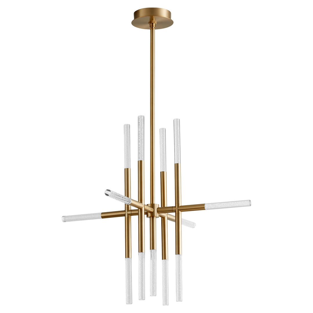 Oxygen Moxy 3-697-40 Chandelier Light - Aged Brass