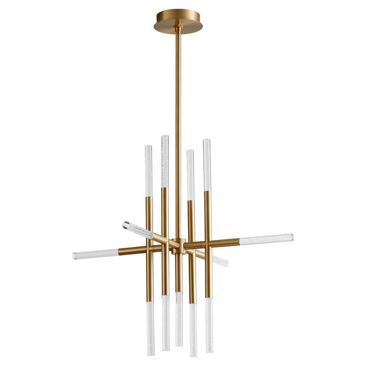 Oxygen Moxy 3-697-40 Chandelier Light - Aged Brass