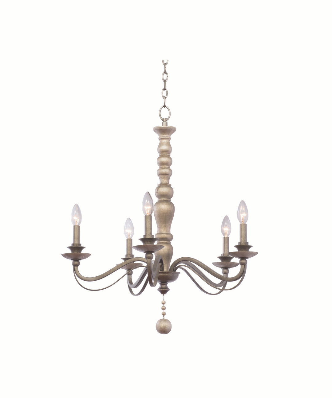 Kalco Colony 506351DS Chandelier Light - Dune Silver