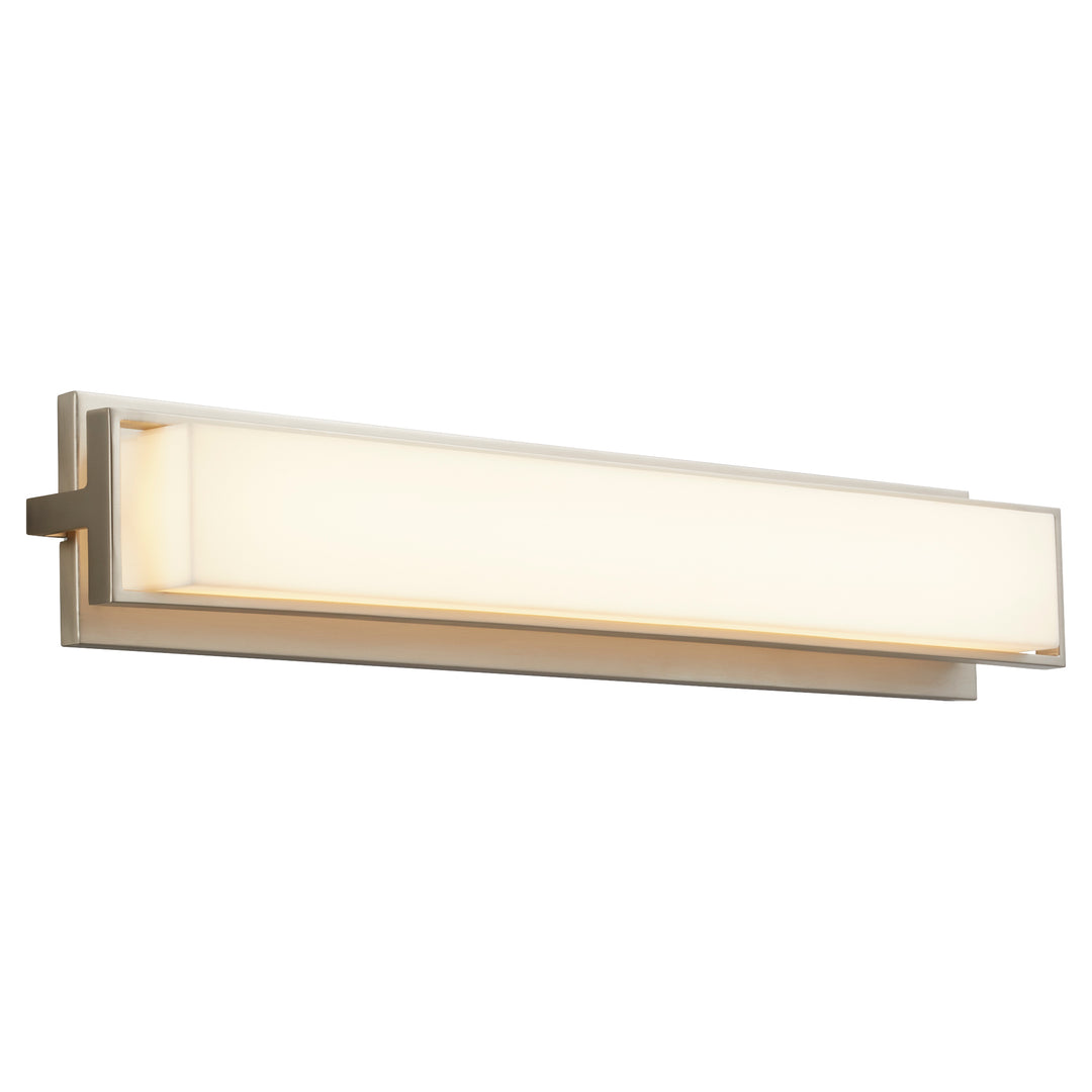 Oxygen Plato 3-534-24 Bath Vanity Light 27 in. wide - Satin Nickel