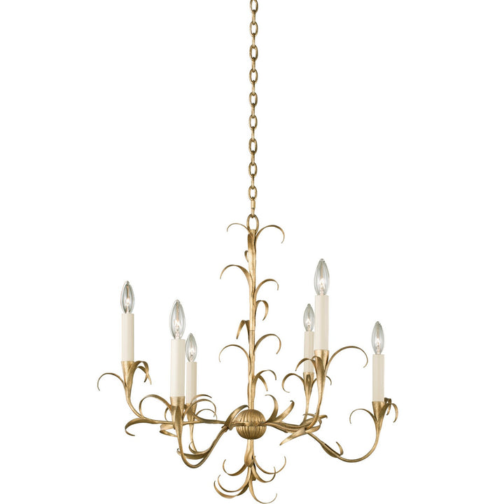 Kalco Ainsley 505471OL Chandelier Light - Oxidized Gold Leaf