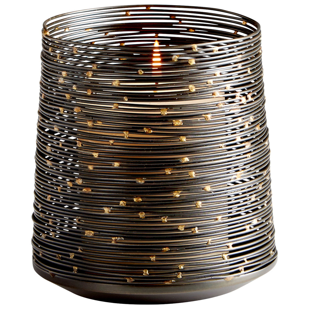Cyan 09700 Candle Holders - Antique Black