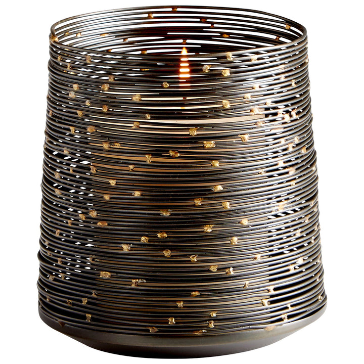 Cyan 09700 Candle Holders - Antique Black