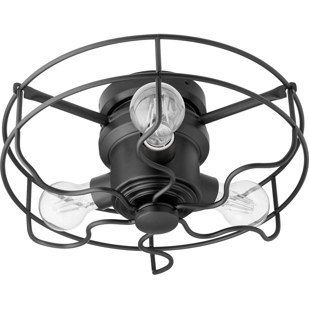 Quorum Windmill 1905-69 Fan Light Kit - Textured Black