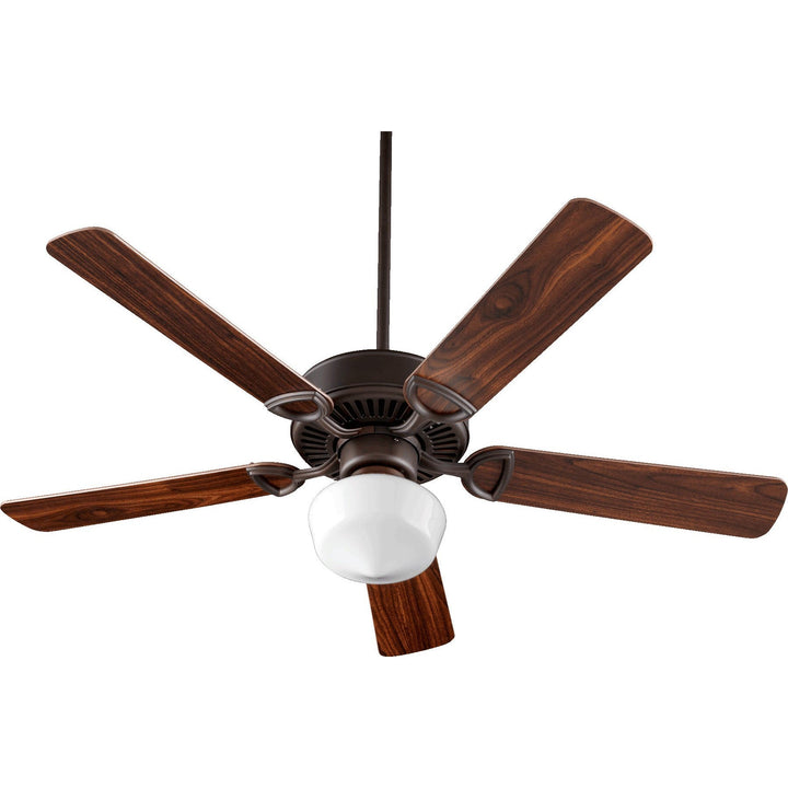 Quorum ESTATE 43525-86 Ceiling Fan 52 in. - Oiled Bronze, Oiled Bronze/Walnut