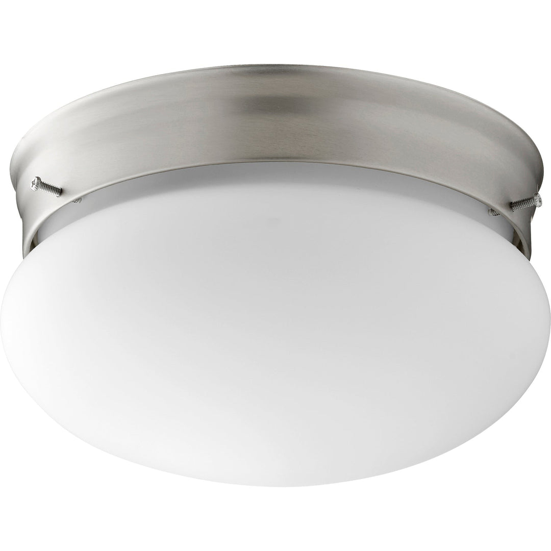 Quorum 3023-6-65 Utility Light - Satin Nickel w/ Satin Opal