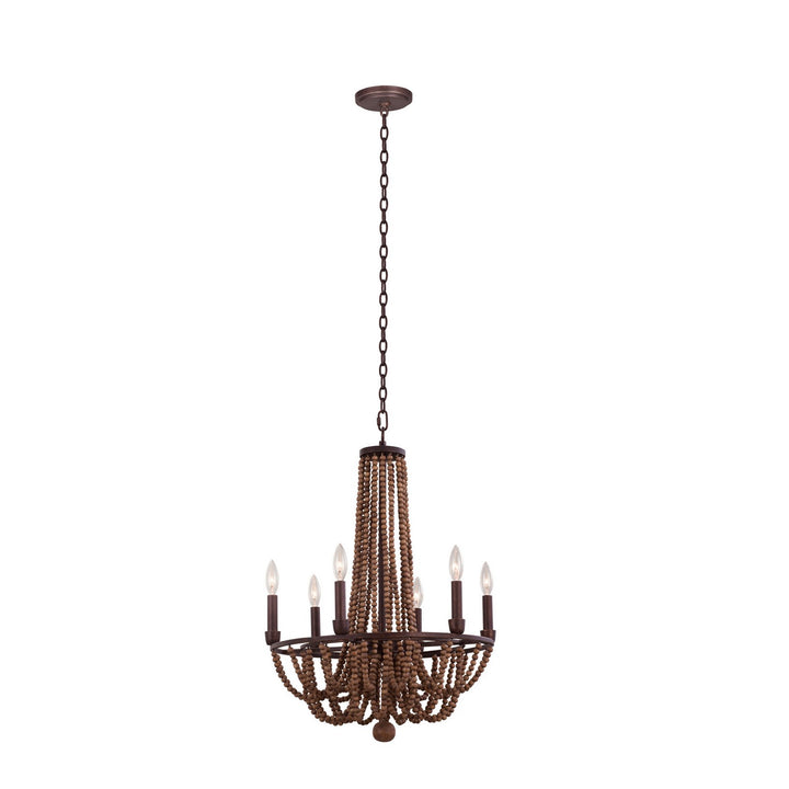 Kalco Beechwood 505270RM Chandelier Light - Royal Mahogany