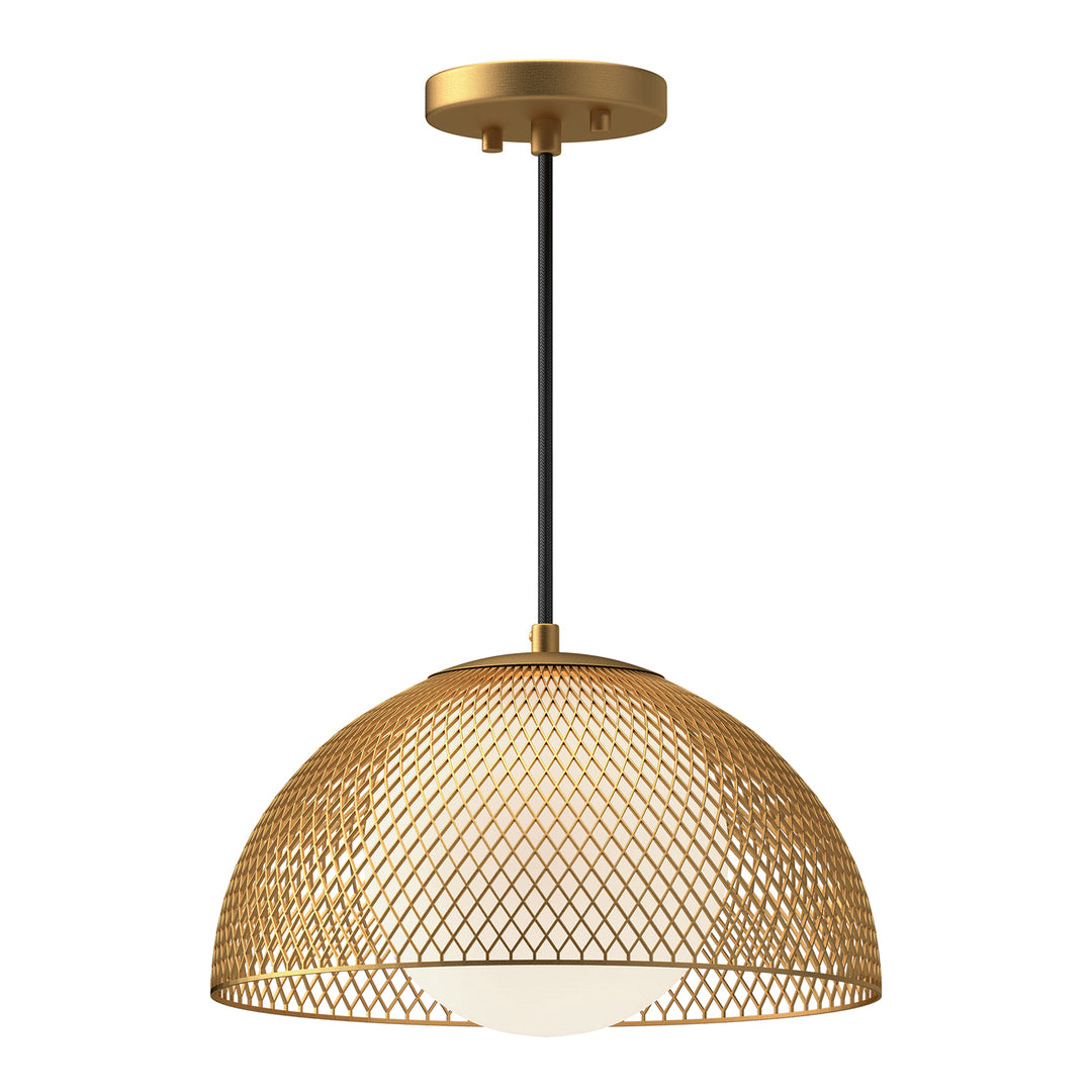 Alora Mood haven PD402513GDOP Pendant Light - Gold/Opal Matte Glass