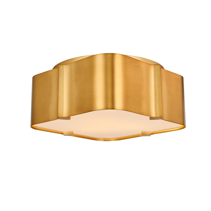 Kalco Lotus 516342WB Ceiling Light - Winter Brass