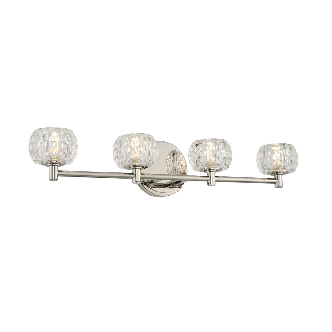 Kalco Ella 312834PN Bath Vanity Light 25 in. wide - Polished Nickel