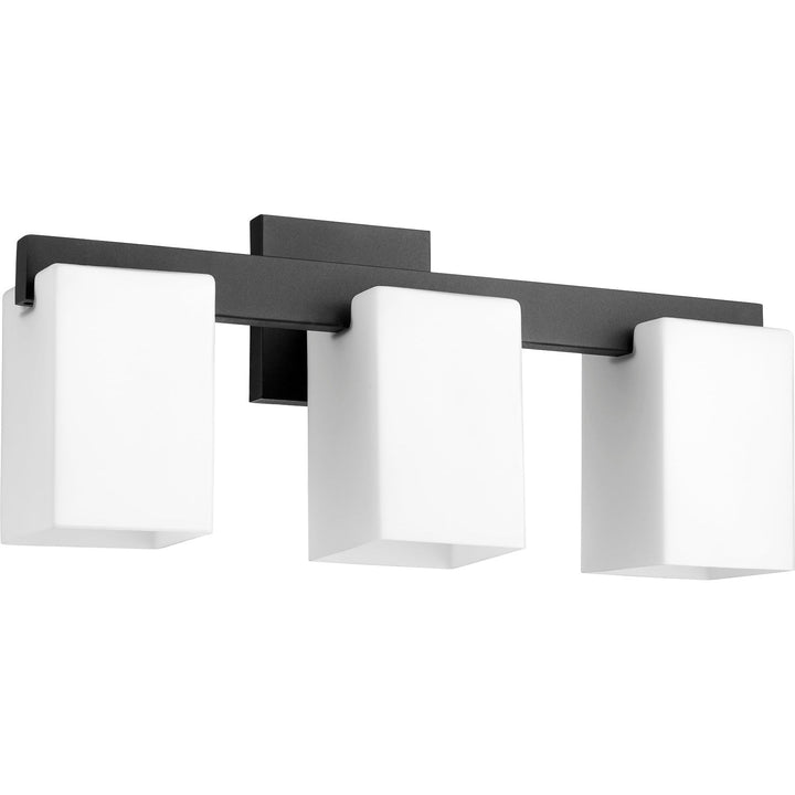 Quorum Modus 5076-3-69 Bath Vanity Light 20 in. wide - Textured Black