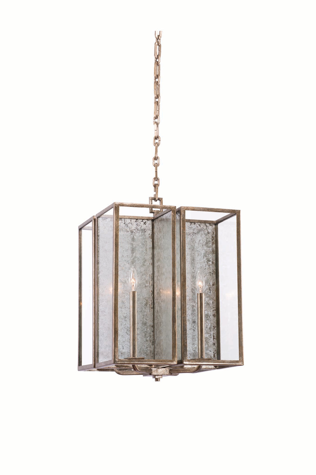 Kalco Camilla 506052RSL Pendant Light - Rustic Silver Leaf