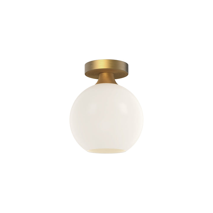 Alora Mood castilla FM506108AGOP Ceiling Light - Aged Gold/Opal Matte Glass