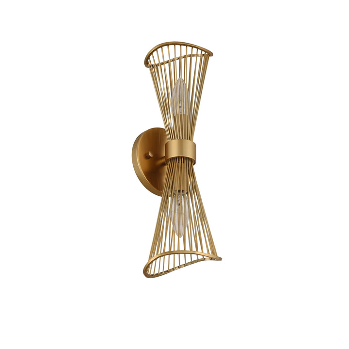 Kalco Aurora 315922NRB Wall Sconce Light - Nordic Brass