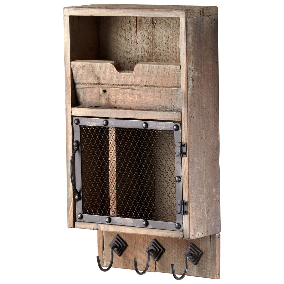 Cyan 04880 Wall Decor - Raw Iron And Natural Wood