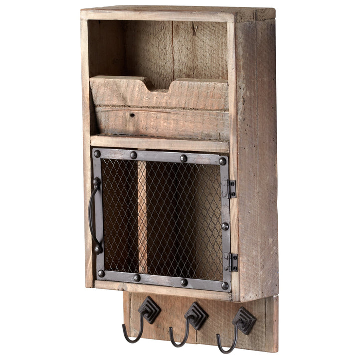 Cyan 04880 Wall Decor - Raw Iron And Natural Wood