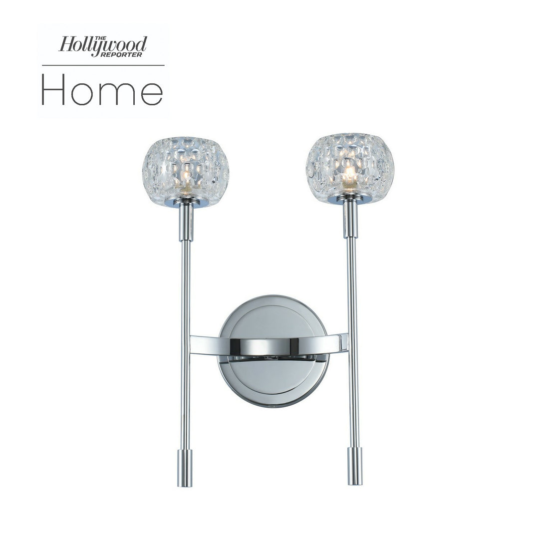 Kalco Mae 511622CH Wall Sconce Light - Chrome