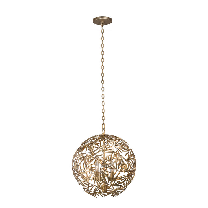 Kalco Jardin 507650OL Pendant Light - Oxidized Gold Leaf