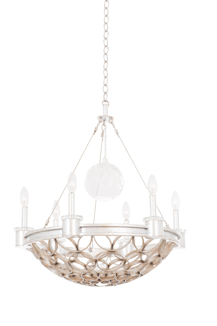 Kalco Loveland 501770GSL Chandelier Light - Gold Silver Leaf