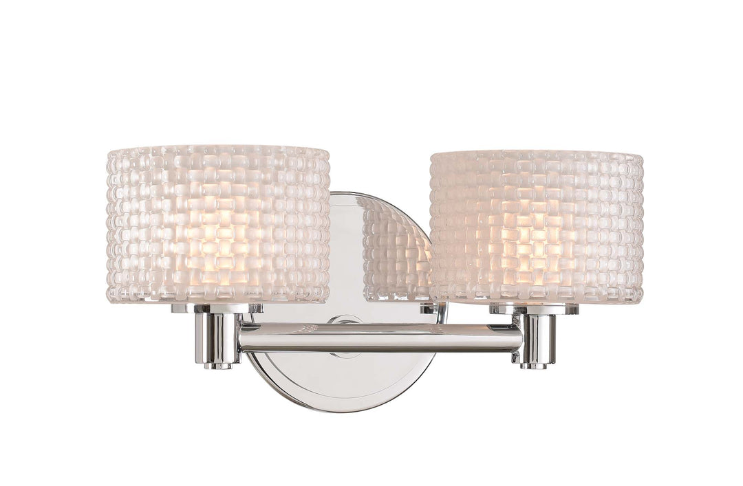 Kalco Willow 315532CH Bath Vanity Light 12 in. wide - Chrome