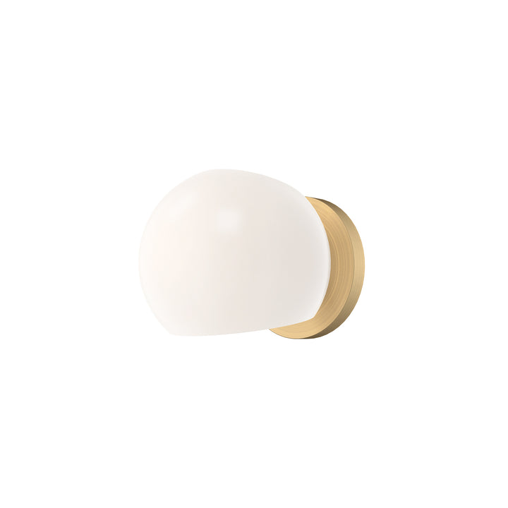 Alora Mood willow WV548006BGOP Wall Light - Brushed Gold/Opal Matte Glass