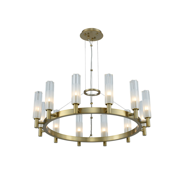 Kalco Lorne 509671WB Chandelier Light - Winter Brass