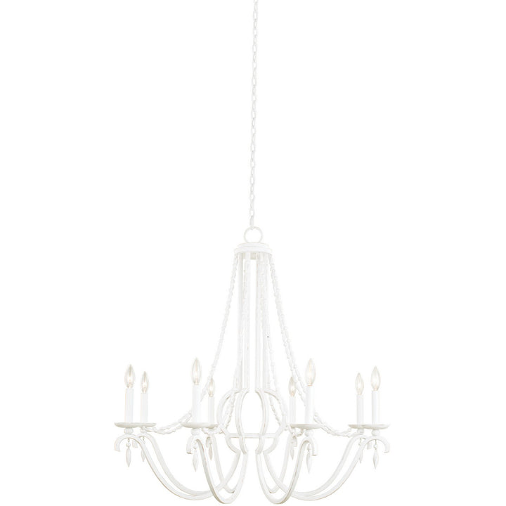 Kalco Acadia 507271DW Chandelier Light - Distressed White