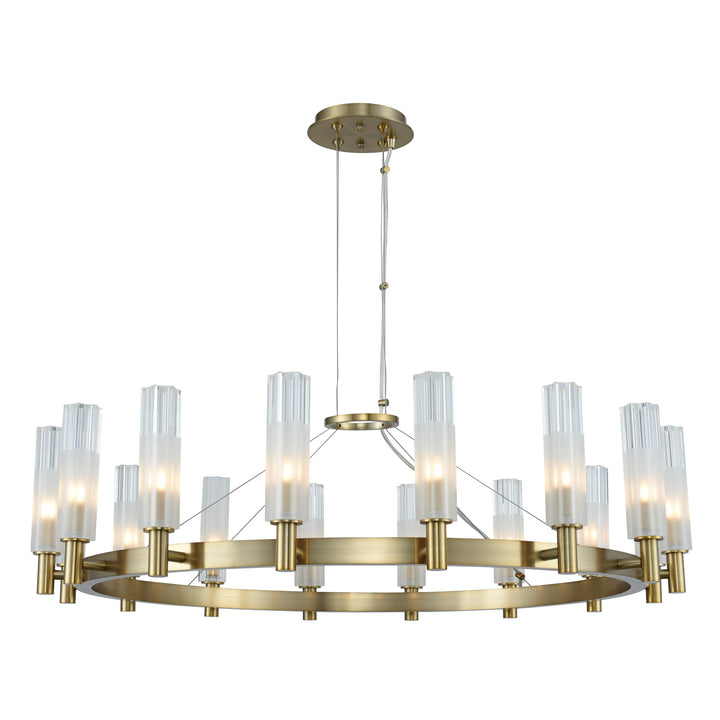 Kalco Lorne 509672WB Chandelier Light - Winter Brass