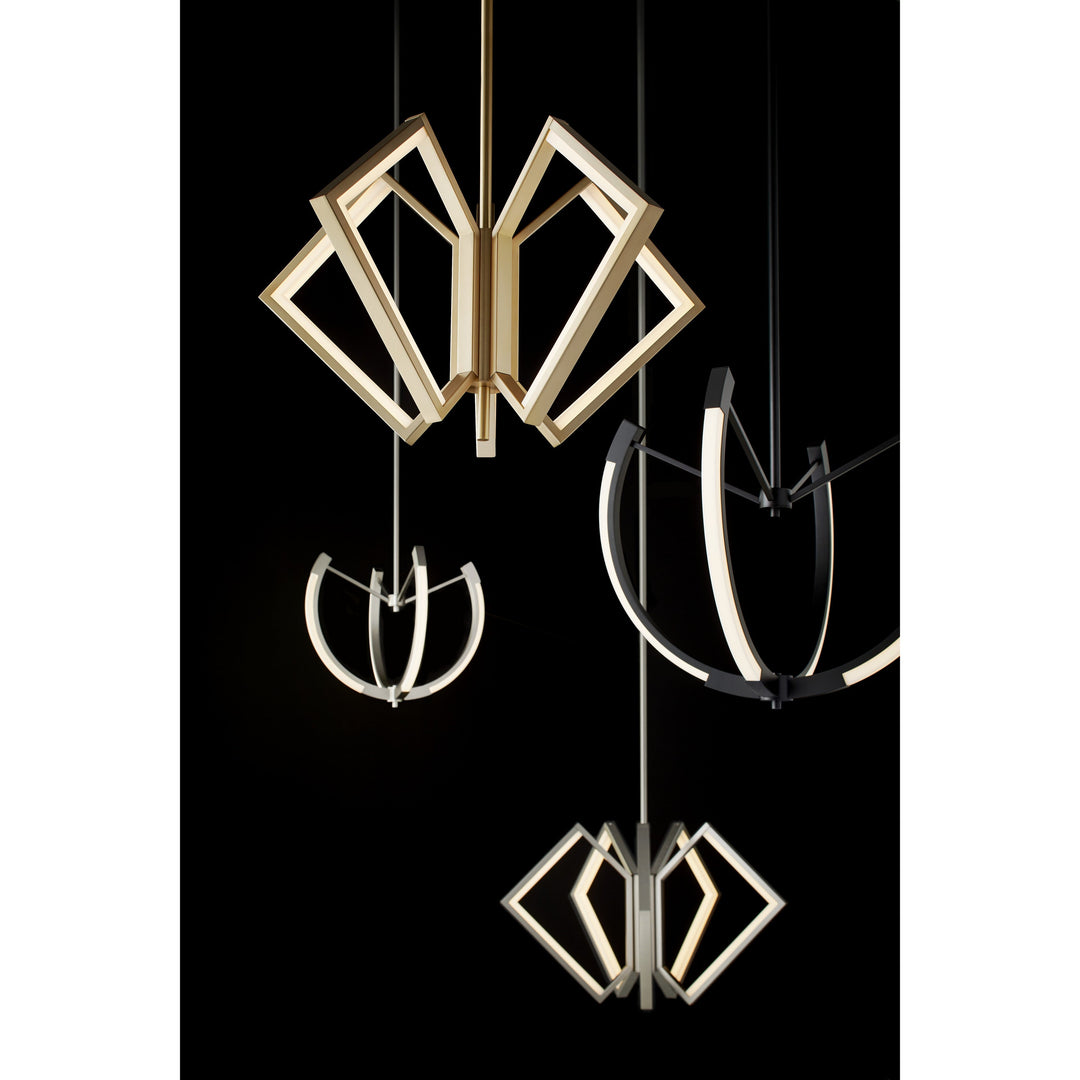 Oxygen Acadia 3-6143-24 Chandelier Light - Satin Nickel